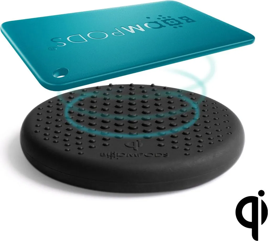 Boompods Boomcard AirTag Tracker Wallet: Apple Find My Smart Card Blu - 4
