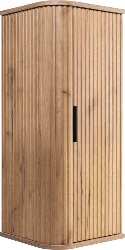 RODAN | Hochschrank - 79 cm - Braun Eiche - Modernes Design Produktbild 