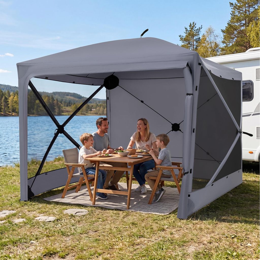 zelt mit moskitonetz Outdoor-Mesh-Zelt: Mückennetz für Zelte & Insektenschutz - Ohne Boden Jalousien, Rollos & Markisen muetzen Modèle:Three Layer Khaki