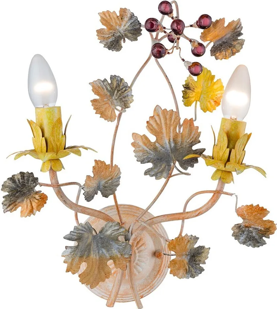 Applique Murale pour Salon Chic - Lampe Décorative Baroque Style Italien