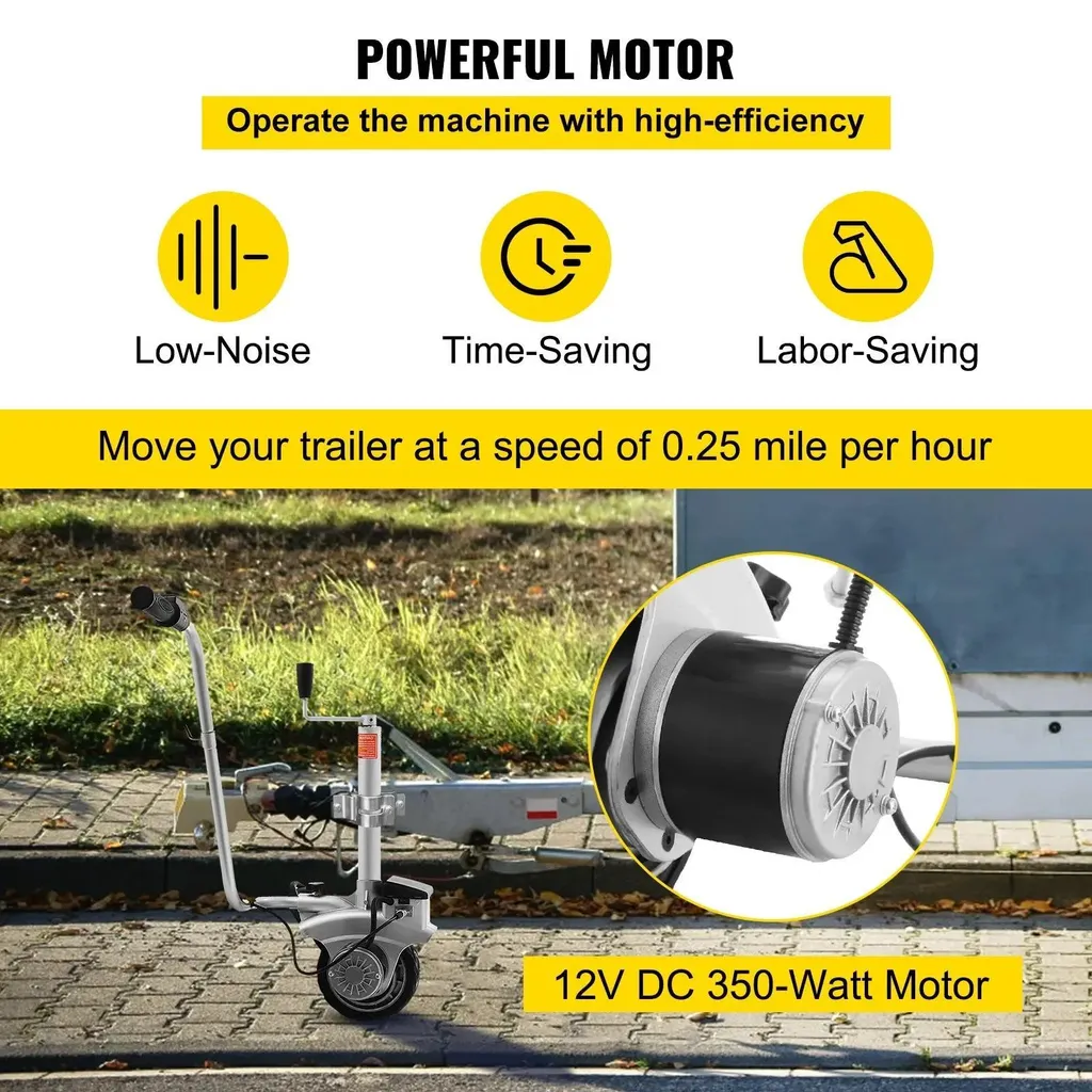 Déplace-caravane motorisé 350W pour remorque de 2500kg - Aide à la manœuvre - 4