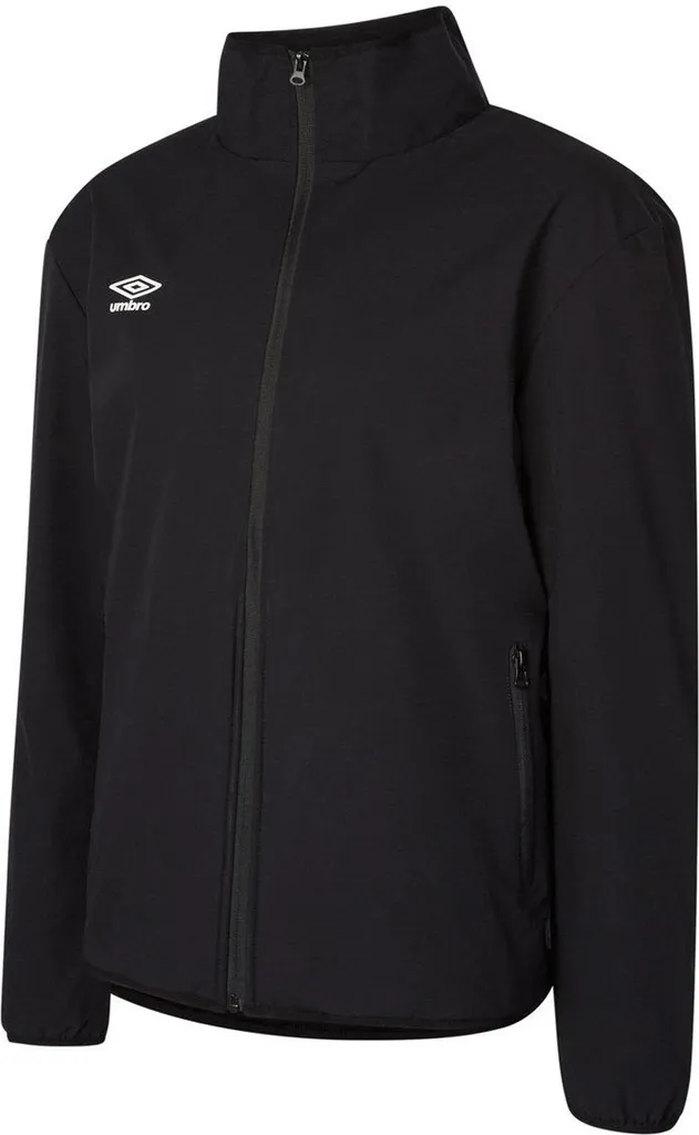 Veste Umbro Club Essential zippée et respirante en noir et blanc