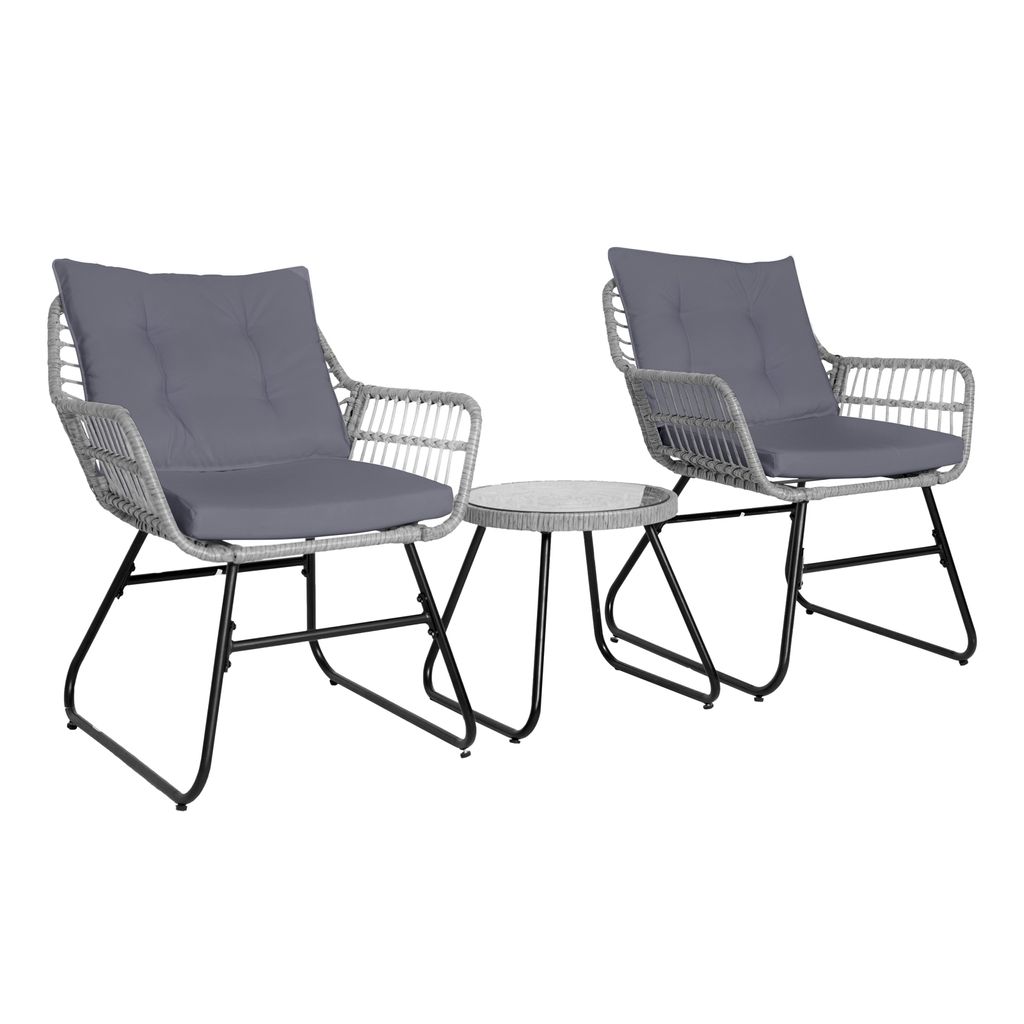 SVITA AMALFI Rattan Sitzgruppe Outdoor Gartenlounge 2 Produktbild 
