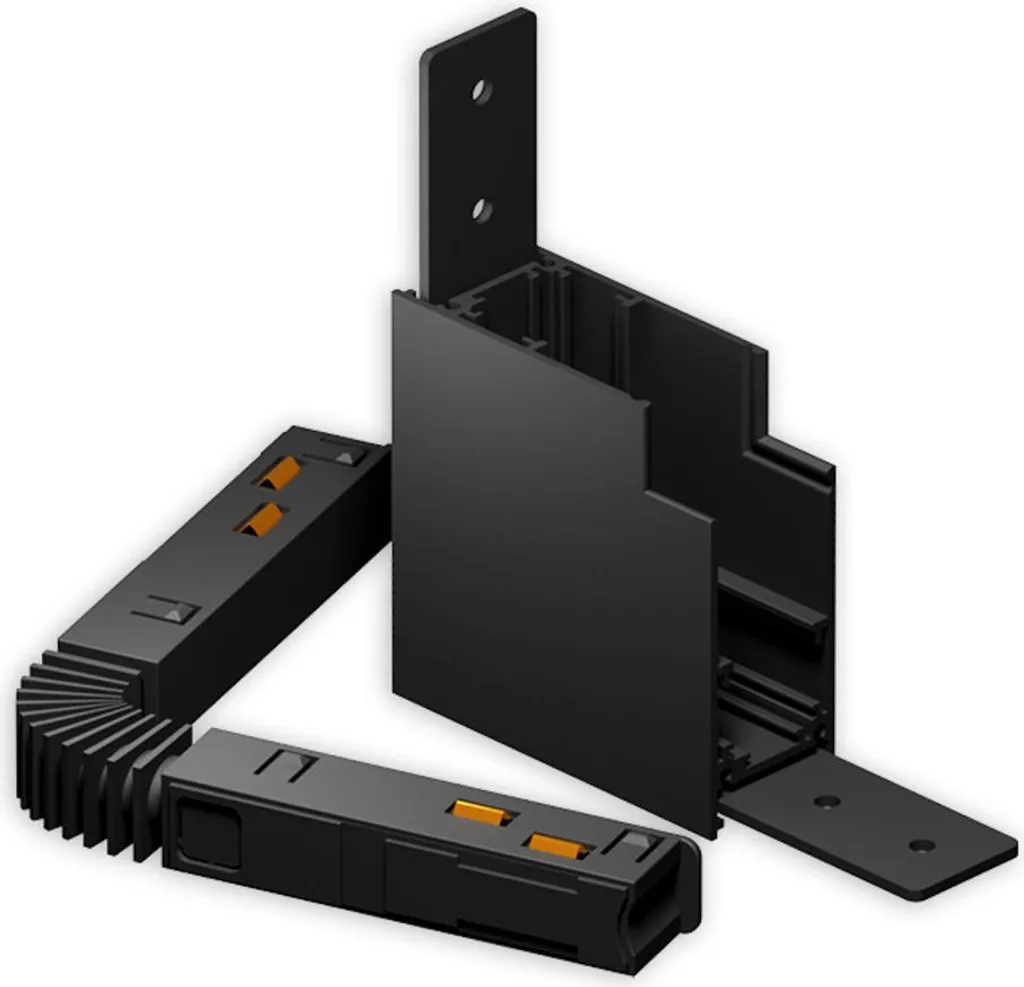 Éclairage sur Rail Magnétique pour Angle Vertical Noir LED2 DALI V - 2