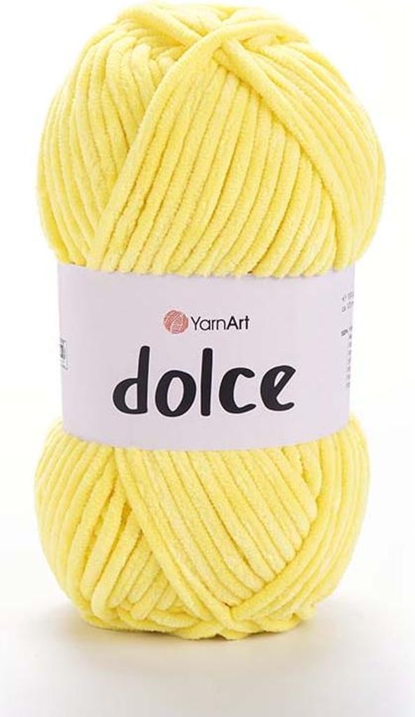 YarnArt Dolce 851 Cytrus-Garn, Weich, Ideal für Babyartikel, 100% Polyester