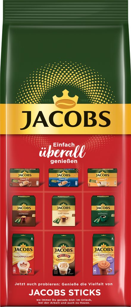Jacobs Cappuccino erstklassiger Geschmack im Nachfüllbeutel Produktbild 2