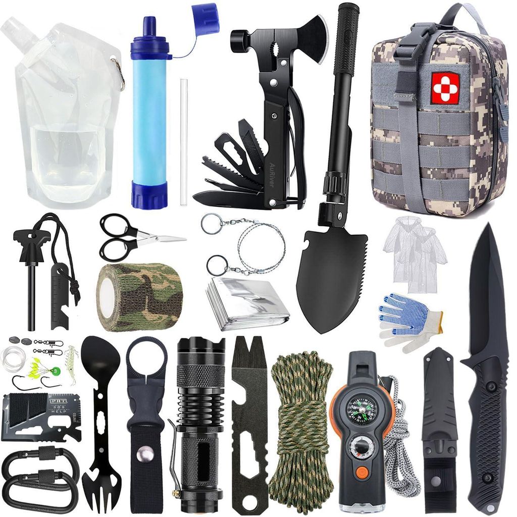 Kit di sopravvivenza 22 in 1, set di emergenza per attività Immagine del prodotto 