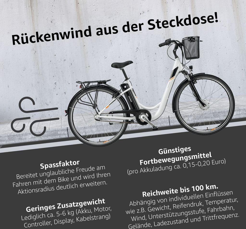 Telefunken E-Bike RC830 28 Zoll mit 3-Gang Shimano Produktbild 7