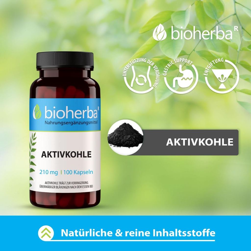 Charbon actif Bioherba 350 mg Image du produit 