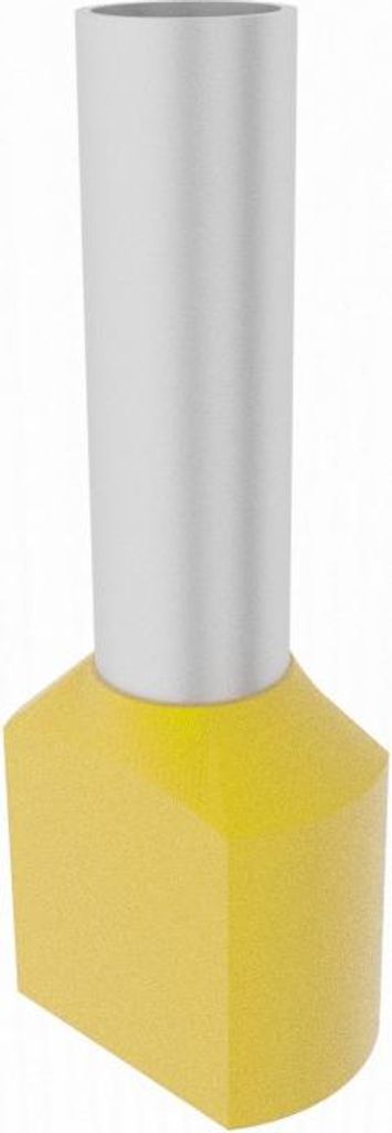 Kabelhülse Isolierte Hülse Terminal 2x6mm² - 14mm 100 Stück