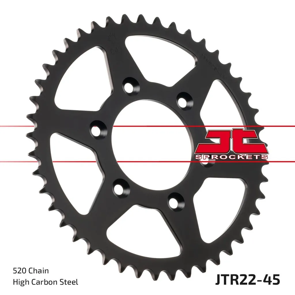 Couronne 45 dents pas 520 SW idéale pour la rénovation de votre moto