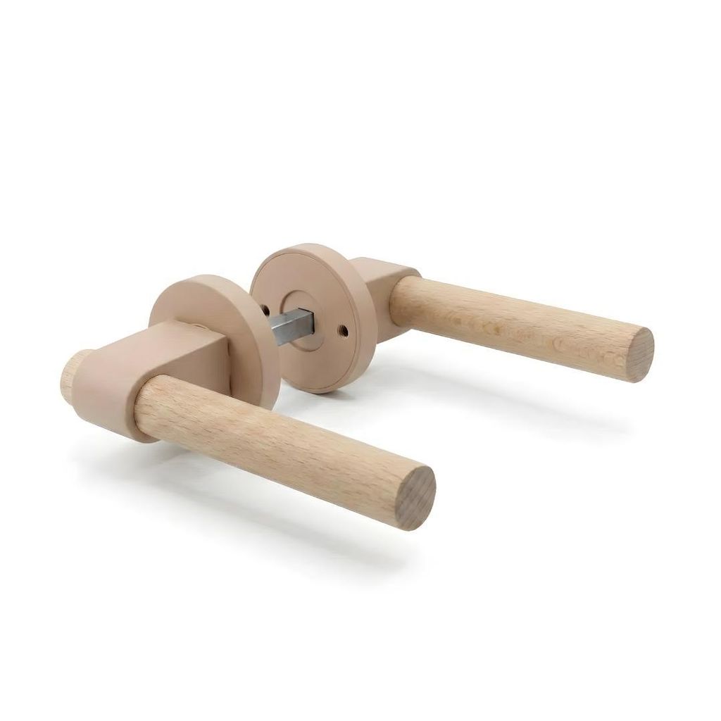 Türklinke Beige 1 Paar Modernes Design Türbeschlag Türgriff Produktbild 