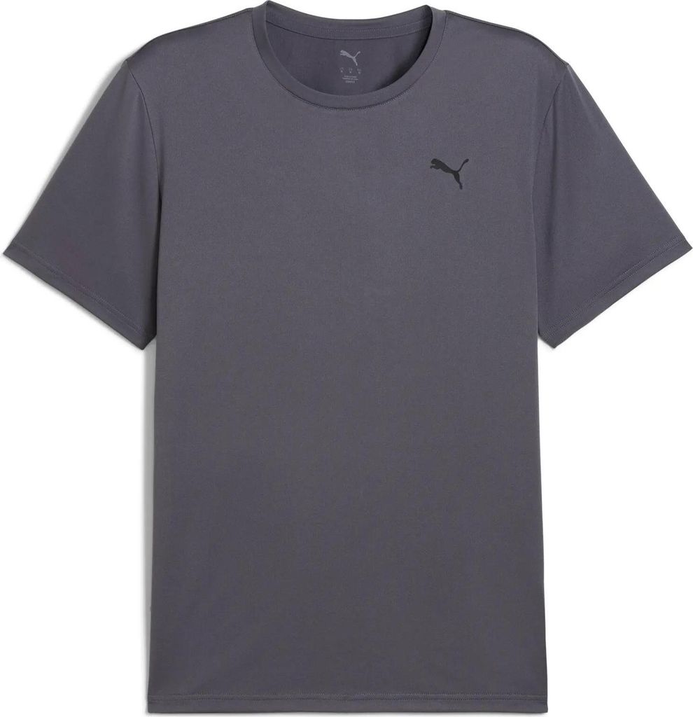 PUMA M TAD ESSENTIALS SOLID CAT TEE (LC small cat) GALACTIC GRAY GALACTIC GRAY L