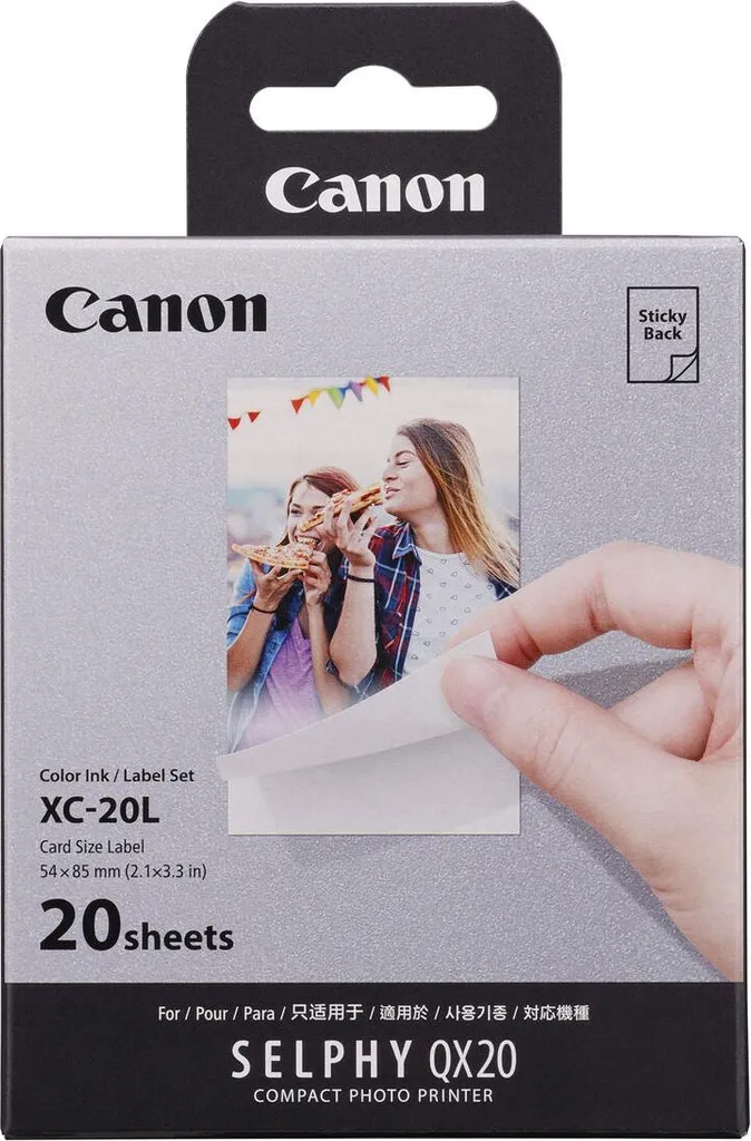 Papier Canon mat 5,4 x 8,5 cm 6755C002 avec technologie ZINK sans encre