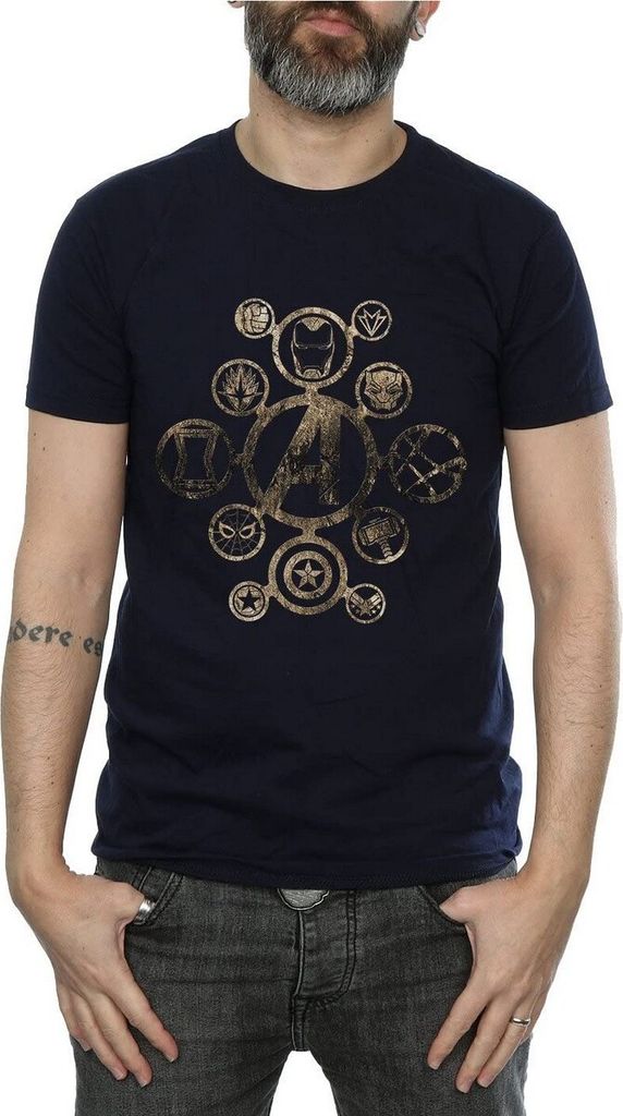 Avengers Infinity War - T-Shirt für Damen BI463 (L) (Marineblau)