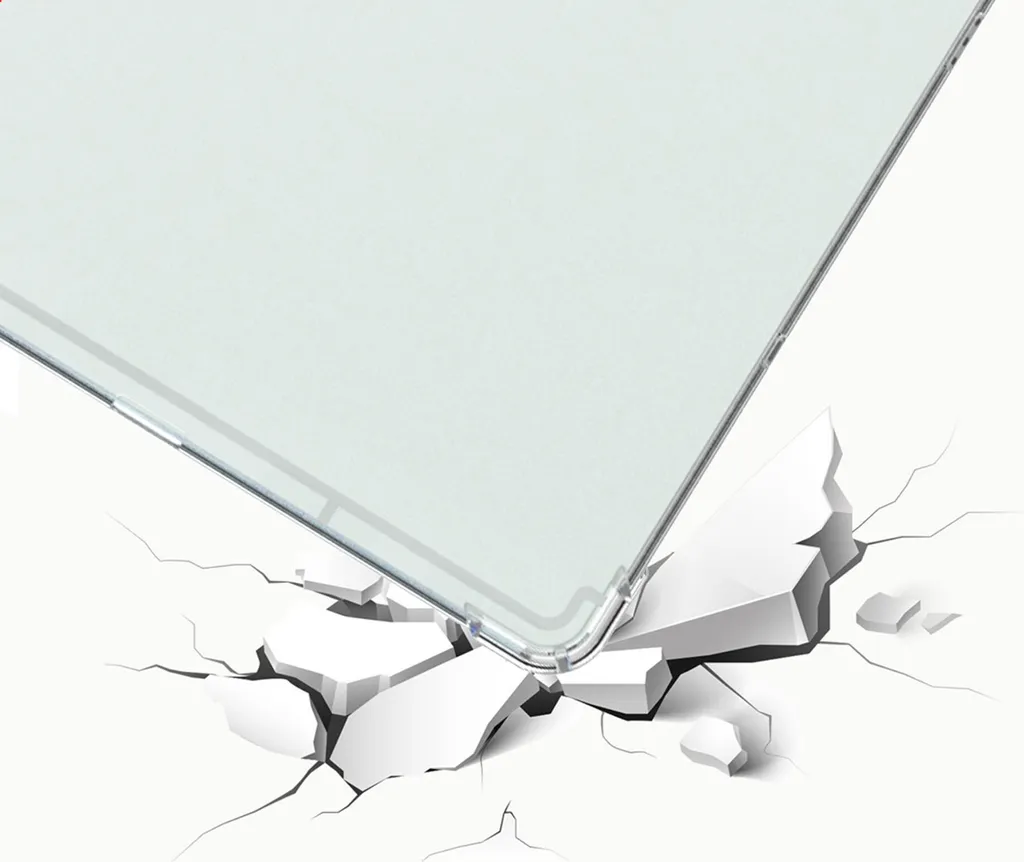 imoshion Custodia protettiva Samsung Galaxy Tab S9 FE, Samsung Galaxy Tab S10 FE Custodia Anti Shock Back Cover Custodia per telefono cellulare per Samsung Galaxy Tab S9 FE, Samsung Galaxy Tab S10 FE - Trasparente - 4