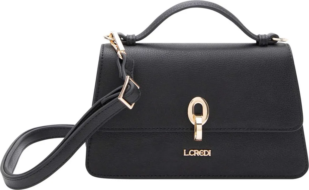 L.CREDI Petronella Handle Bag Black - Lusso Accessibile Online