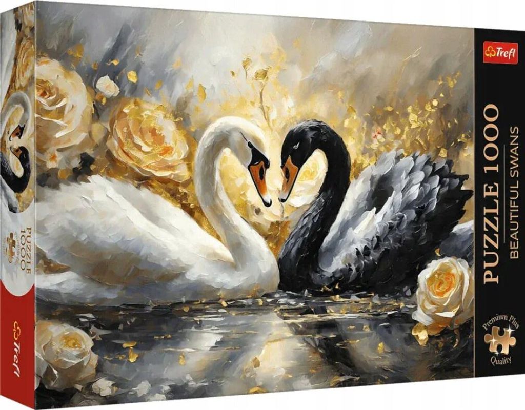 TREFL Puzzle Premium Plus: Kran Swans 1000 Puzzles Produktbild 