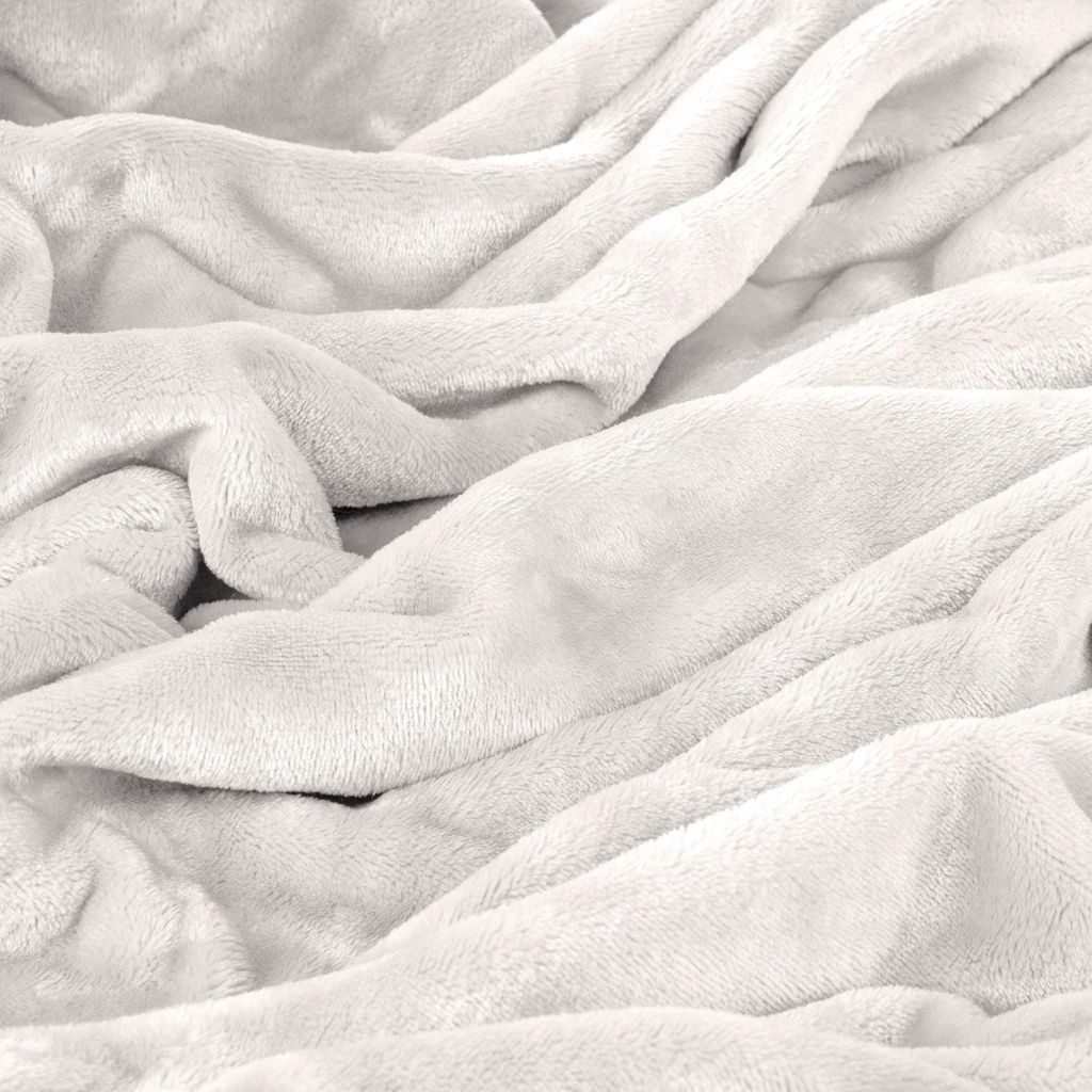 Kuscheldecke Cashmere touch - Creme - 180x220 cm Wohndecke Decke