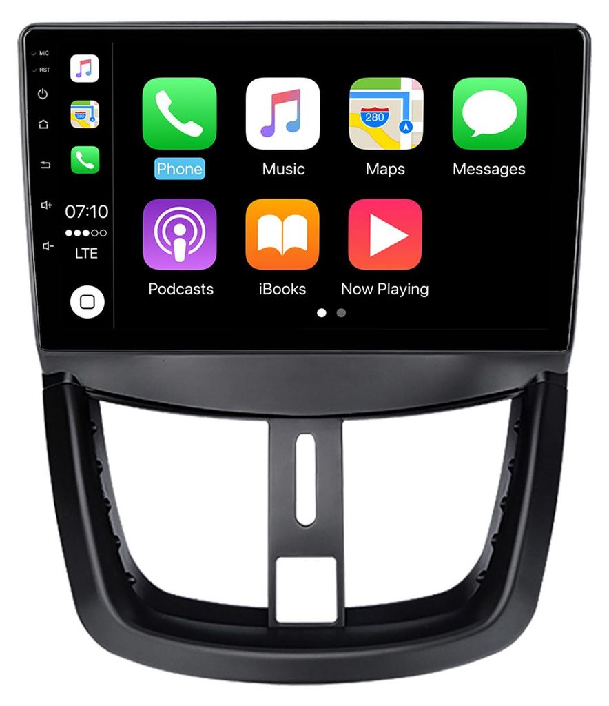 8+256GB Android Radio für Peugeot 207 2006-2014 CarPlay Upgrade Navi Bluetooth Lenkradsteuerung GPS