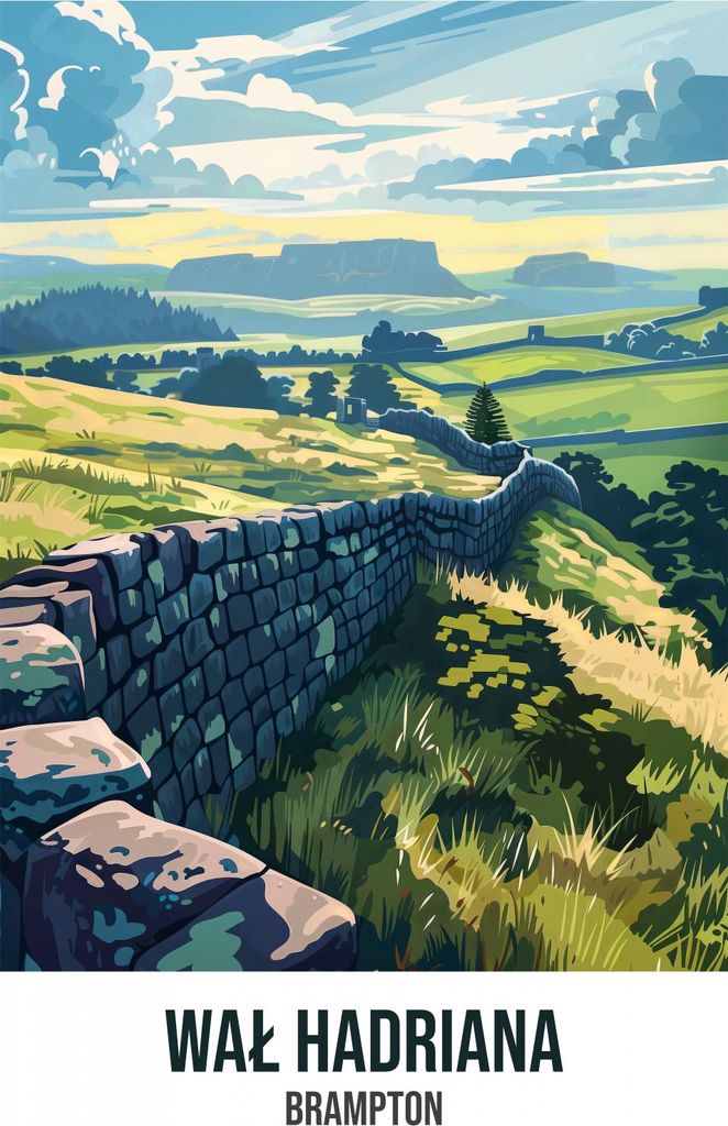Poster 68x101cm Hadrianswall