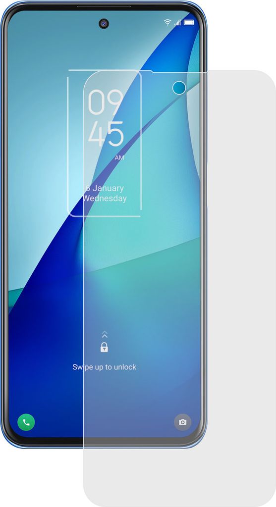 6x kristallklare Displayschutzfolie für Tecno Camon 17 Pro Schutzfolie Antibakteriell