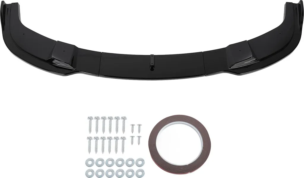 Spoiler Avant pour BMW Série 5 E60 E61 M Sport 2005-2010 Noir Brillant