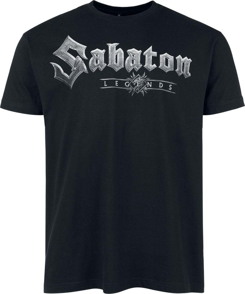 Sabaton T-Shirt Herren Legends schwarz Band-Merch, Bands 100% Baumwolle XL