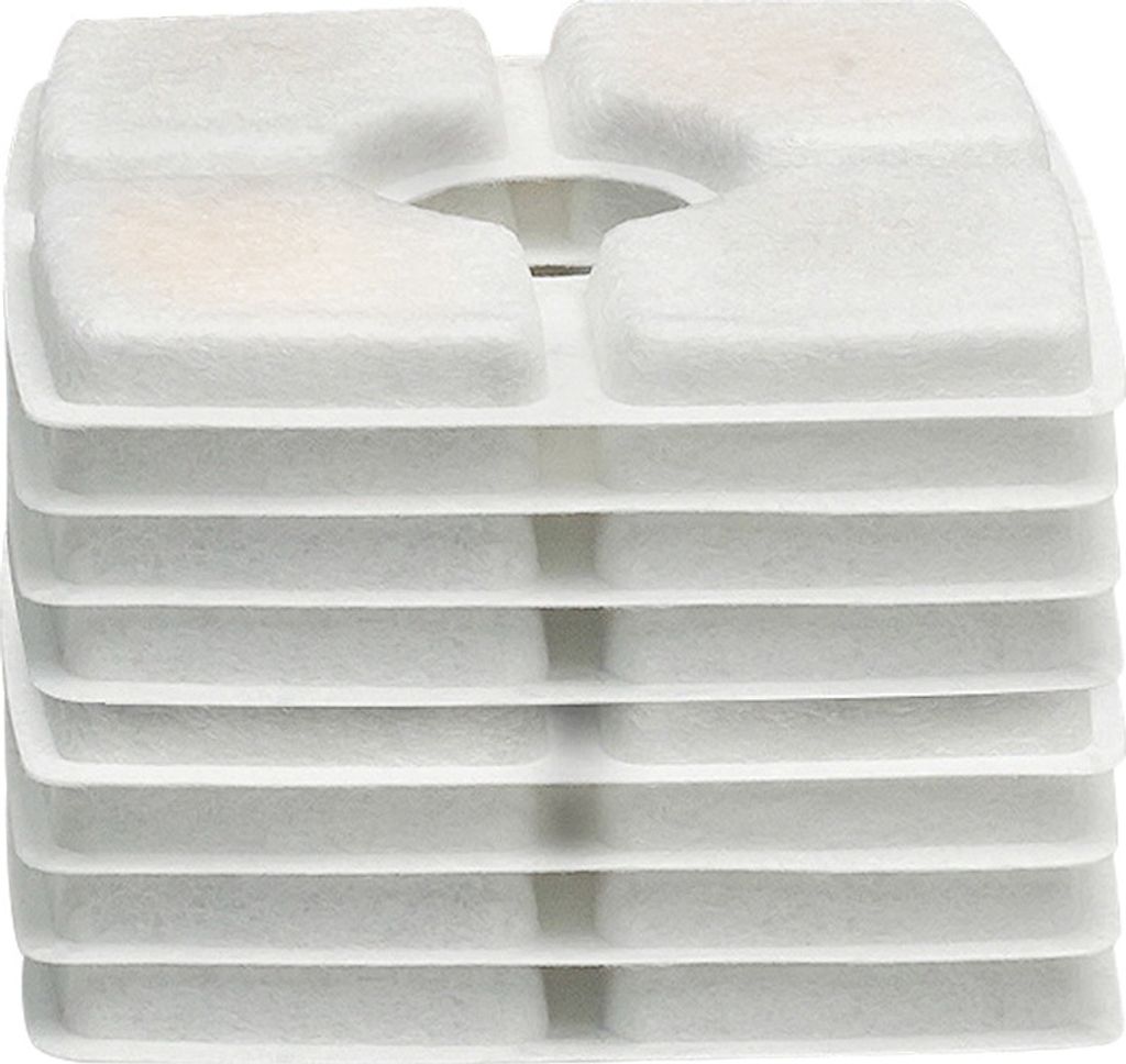 8 STueCKE Katzenbrunnenfilter Quadratischer Wasserspender fuer Haustiere Filter Aktivkohleharzfilter