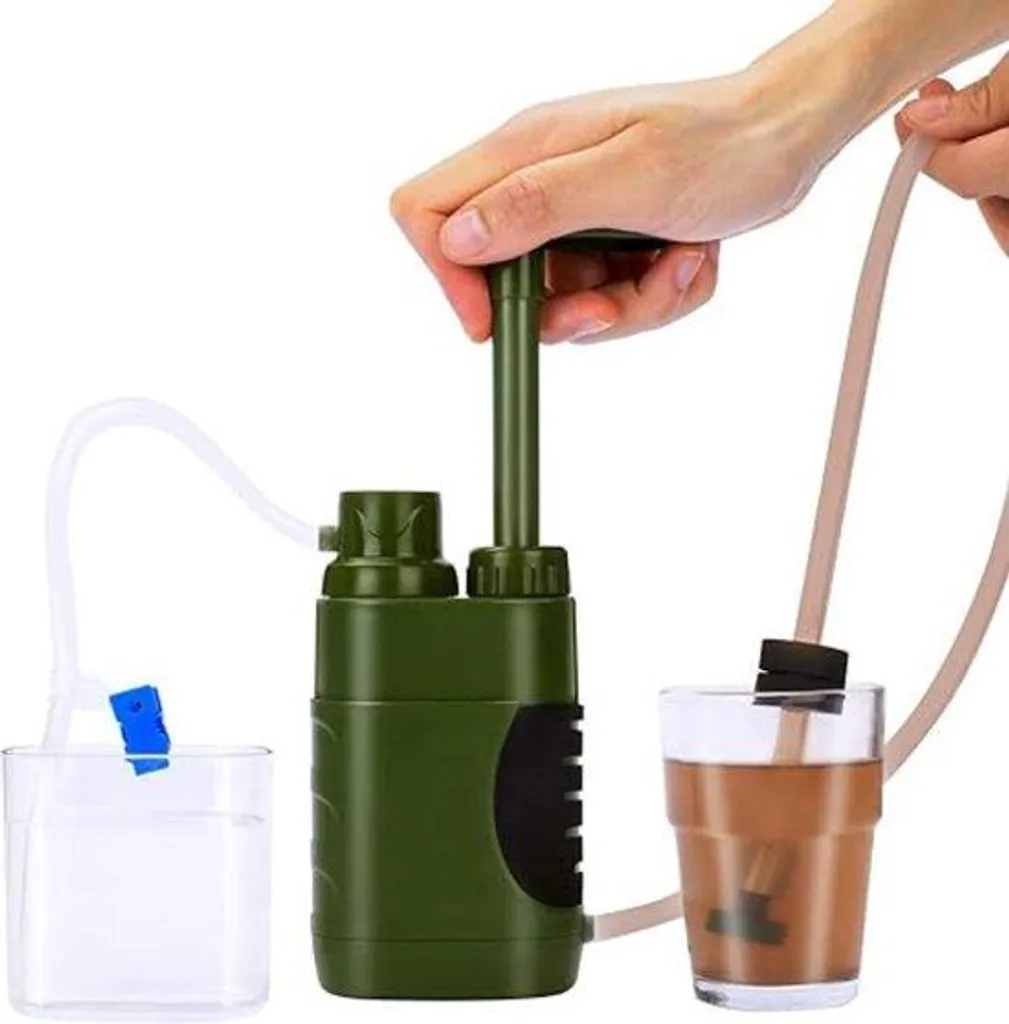 Filtre à eau survie 5000 litres - Purification haute capacité nomade