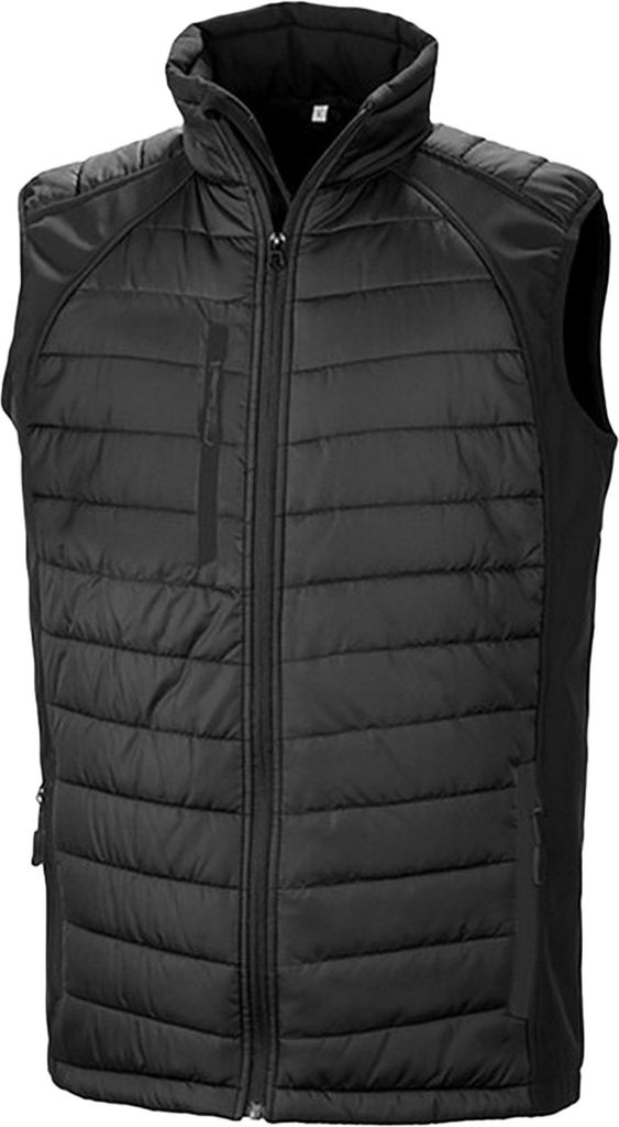 Result - "Compass" Weste für Herren/Damen Uni BC4749 (XL) (Schwarz)