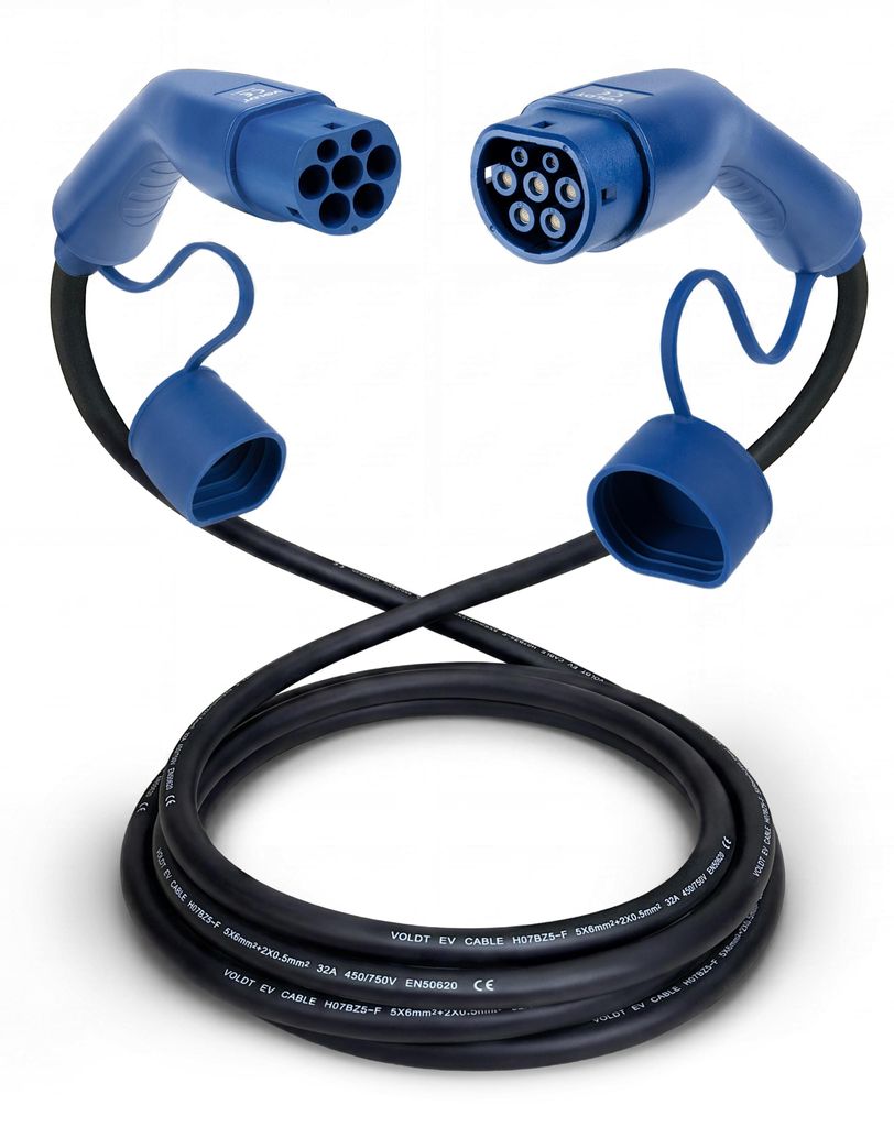 Voldt® Typ-2-Ladekabel | Mode 3 | 3-phasig | 22 kW | 32A | Produktbild 