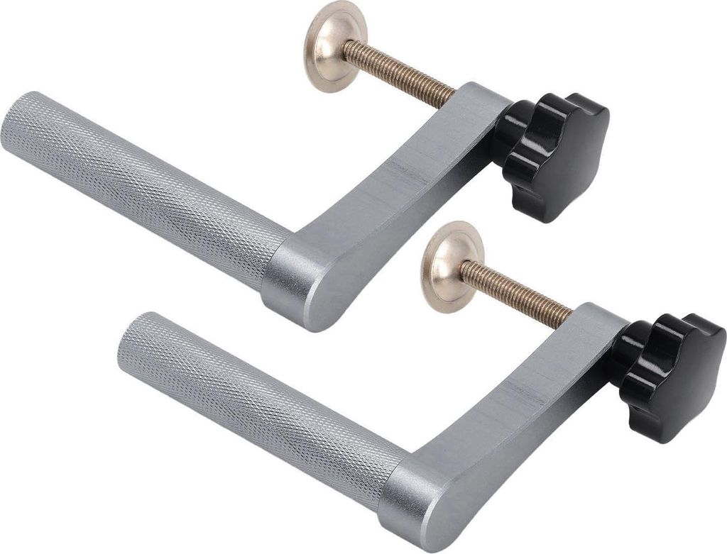 2PCS 20mm Bench Dog Clamps Einstellbare Benchtop Schnellspanner Aluminiumlegierung Holzbearbeitung Desktop Presse