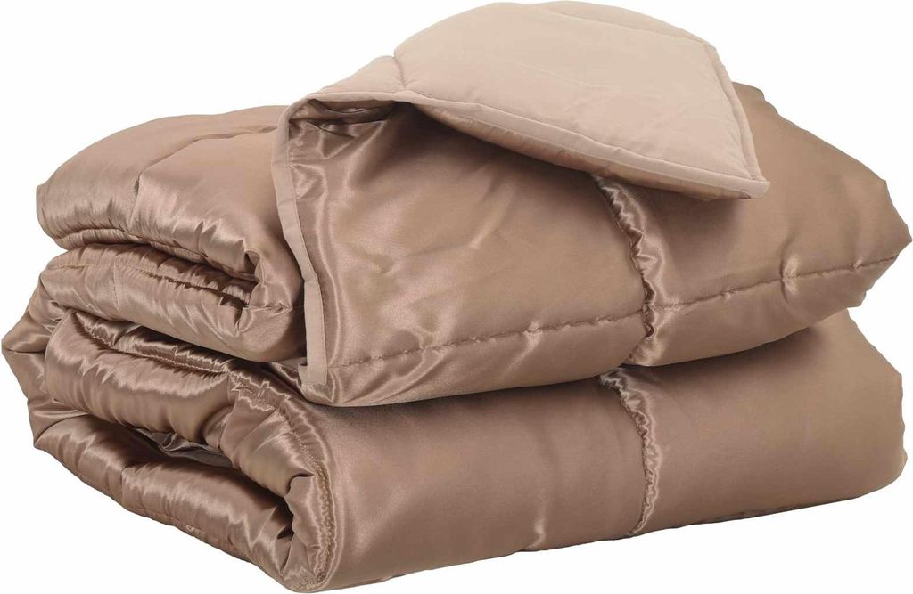 (Robust Möbel) Ganzjahresbettdecke Gold 220x240cm Satin und Mikrofaser - Bettwäschen DE954784