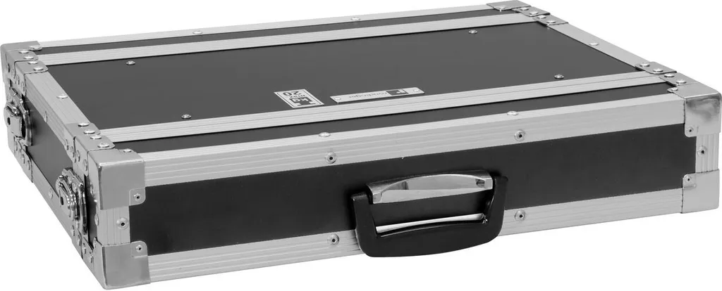 Rack d'effets 1U faible profondeur 24cm ROADINGER boîtier bois noir