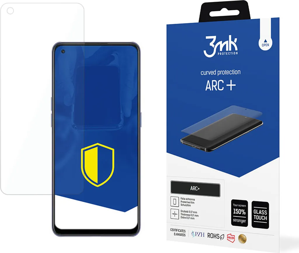 Pellicola Oppo Reno 7 Se 5G 3Mk Arc+ Protezione Schermo Curvo