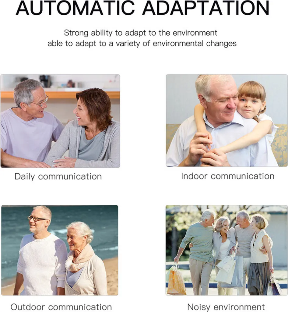Amplificateur de son rechargeable pour seniors avec écran tactile - 2