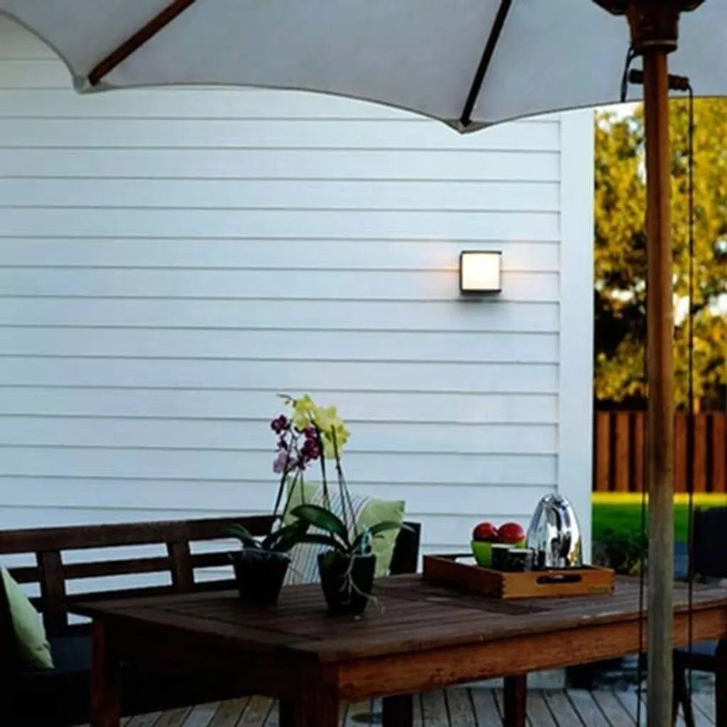 Éclairage Extérieur Design pour Terrasse et Entrée - Applique Cube E27 - 8