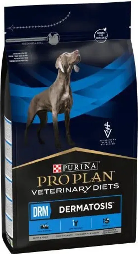 Purina DRM Dermatosis Chien Adulte Riche en Oméga 3 et 6 pour la Peau 3kg