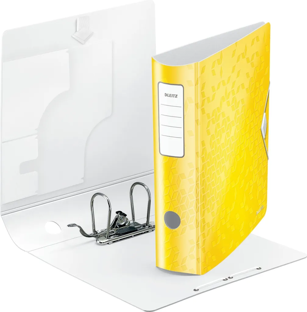 Leitz 1106-00-16 Active WOW Giallo: Registratore A4 Ergonomico 80mm