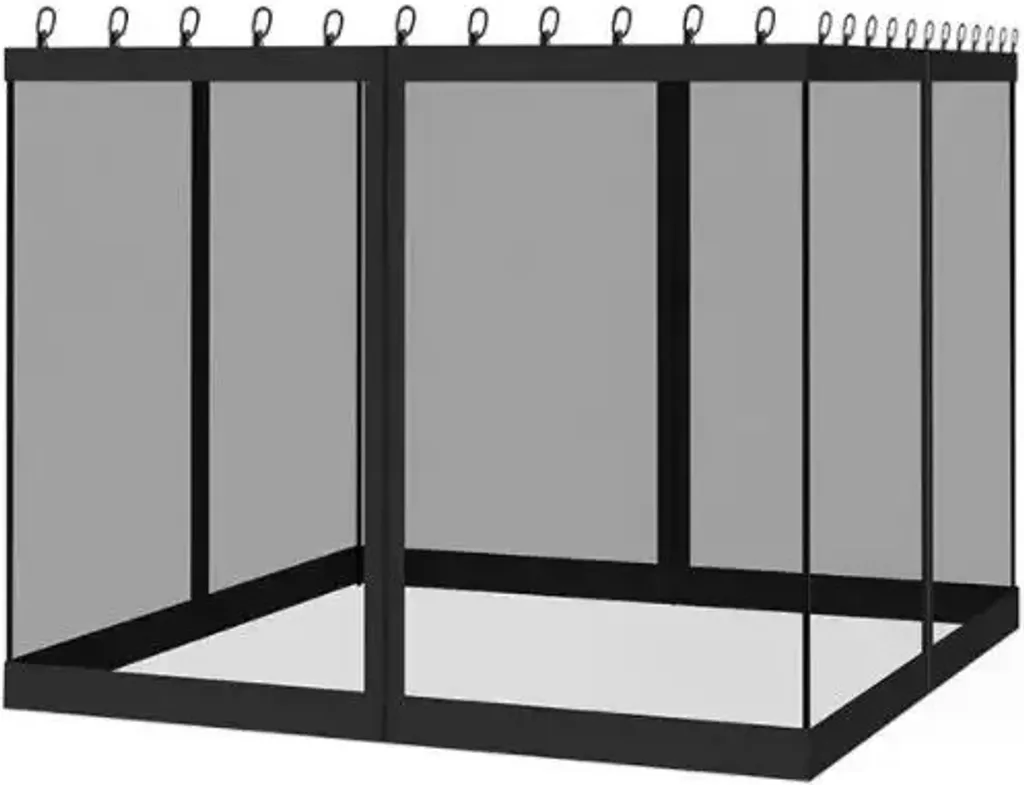 Ciel de Lit Moustiquaire Géant 3x3m avec Ouvertures pour Chambre et Jardin