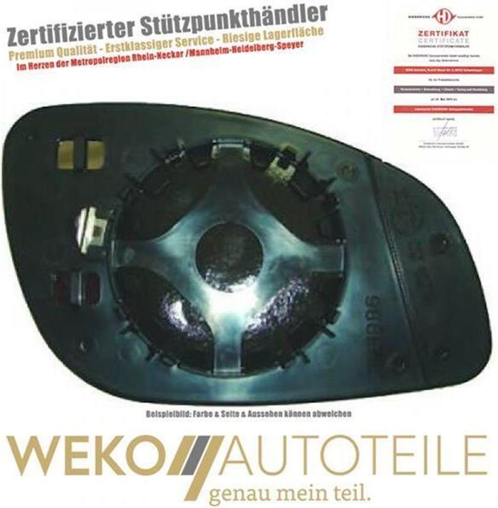 Spiegelglas Außenspiegel links DIEDERICHS 1825127 für OPEL