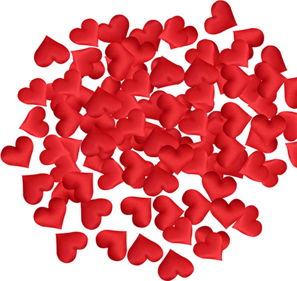100x Hochzeitsdekoration werfen Herz Blütenblätter Tisch Valentinstag Party -Dekoration-Rot