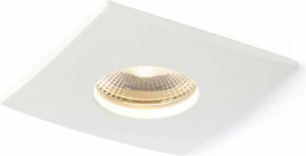 Spot LED encastrable carré IP65 blanc mat 10W 3000K WATERBOY RENDL