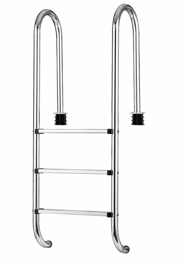 Poolleiter Einbau 3‑stufig für 1,20 m Tiefe – Edelstahl 304 Produktbild 