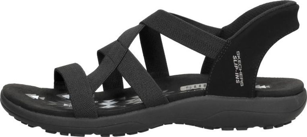 Skechers Slip-Ins: Reggae Slim  Sandalen Plat - Zwart - Produktbild 