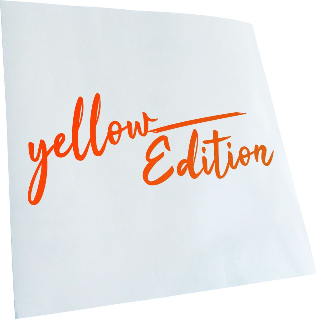 Kiwistar - Autoaufkleber - Yellow Edition Gelb - Neonorange - 60x24cm - Aufkleber für Auto, Laptop, Fahrrad, LKW, Motorrad mehrfarbig JDM Decal Ra...