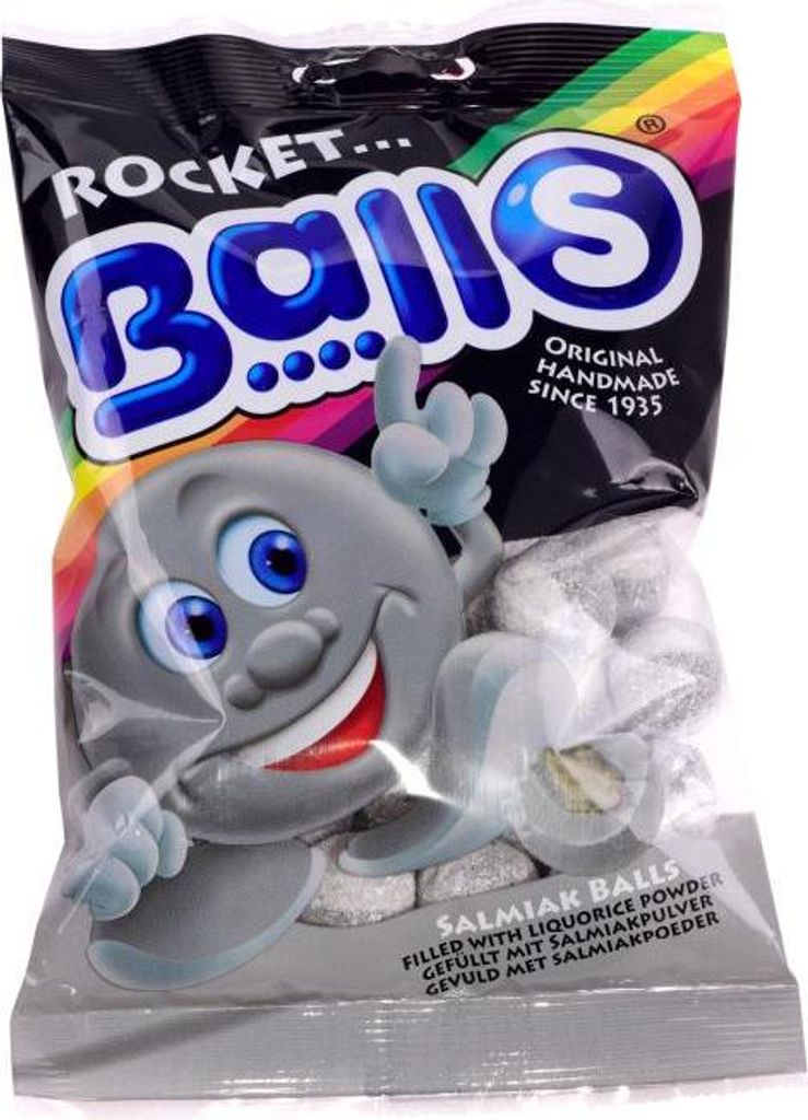Rocket Balls Salmiak-Kugeln 200g Produktbild 