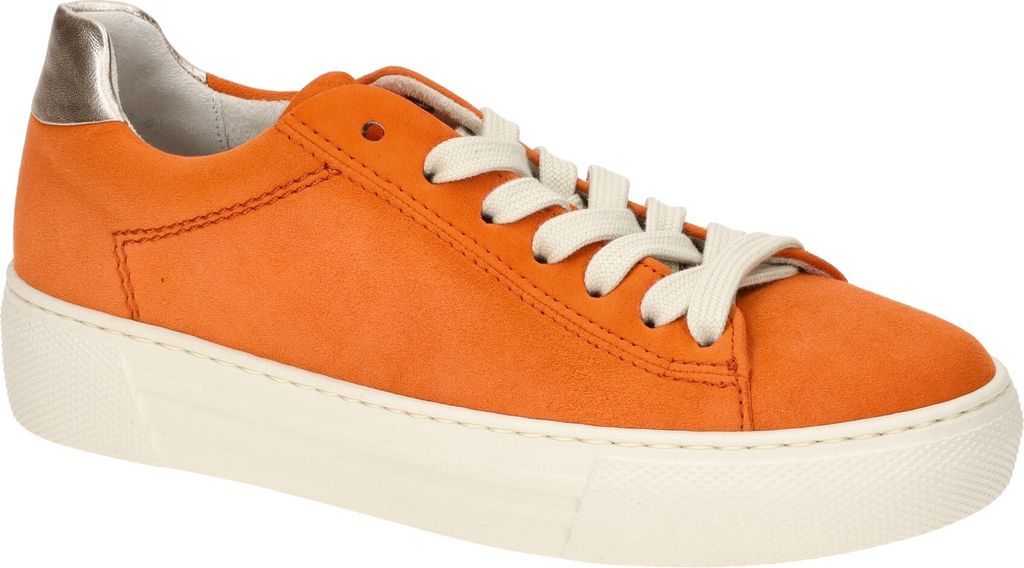 Gabor 46.460 Damenschuhe - Halbschuhe - Sneaker orange Freizeit NEU