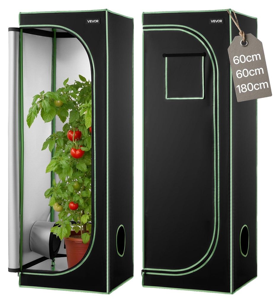VEVOR, tienda de cultivo, 60x60x80 cm, caja de cultivo de Imagen del producto 